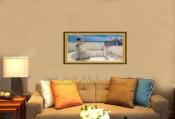 20x40 horizontal-panorama painting