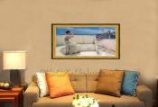 24x48 horizontal-panorama painting