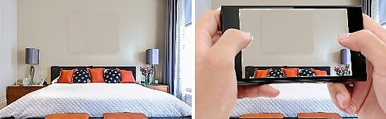 home interior photo mock-up reproduction oil painting