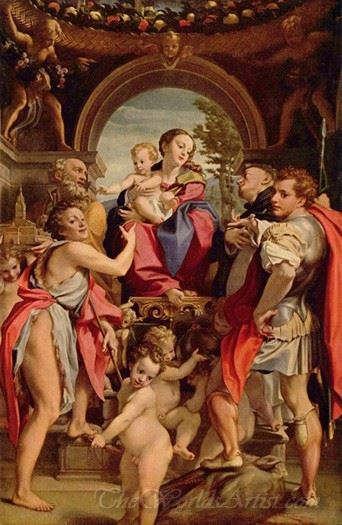 Madonna With St George