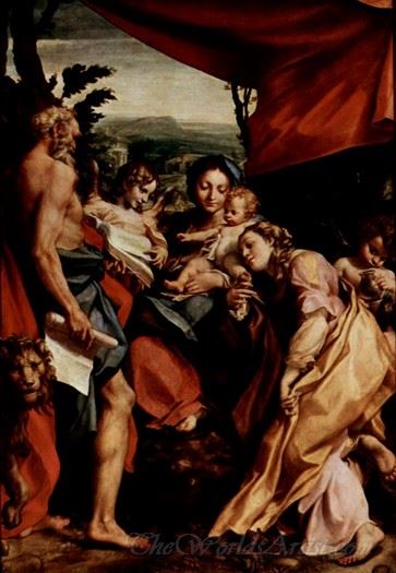 Madonna With St Jerome (The Day)