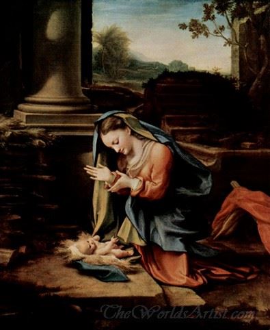 Mary The Child Adoring