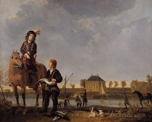 Equestrian Portrait Of Pieter De Roovere