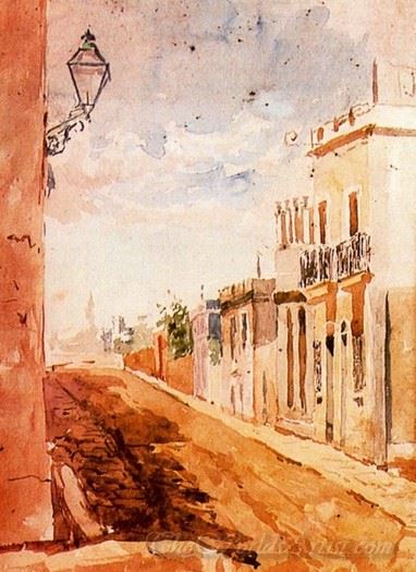 Calle Del Puerto De Barcelona (Street Of The Port Of Barcelona)