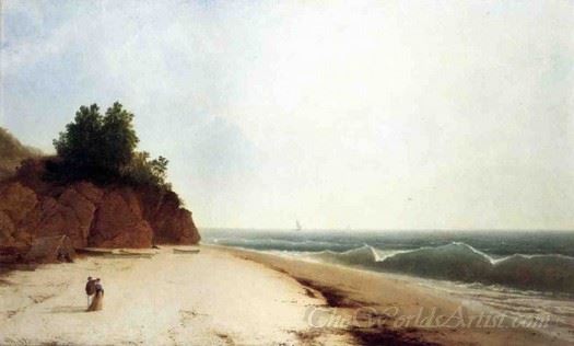 Coast Scene With Figures