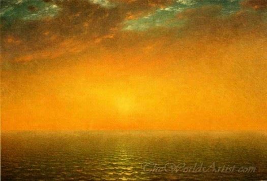 Sunset On The Sea