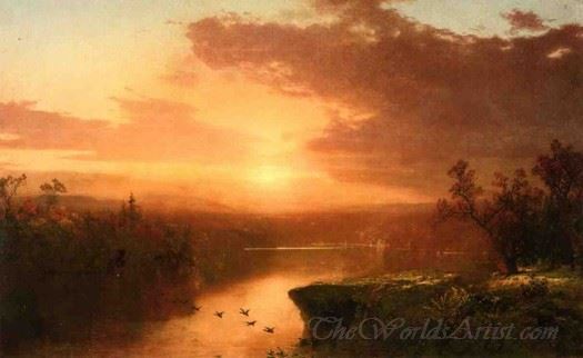Sunset Over Lake George