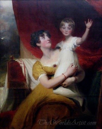 Lady Orde With Her Daugther Anne