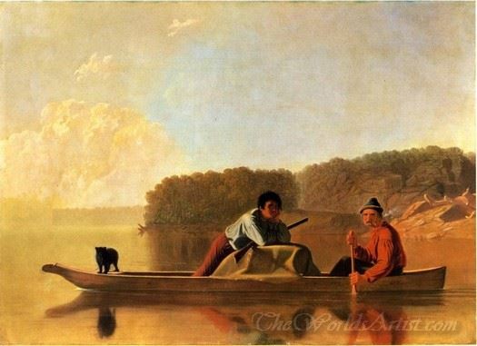 Fur Traders Descending The Missouri