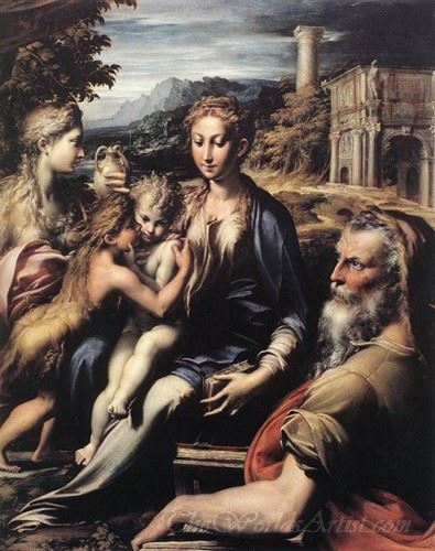 Madonna And Child With Saints