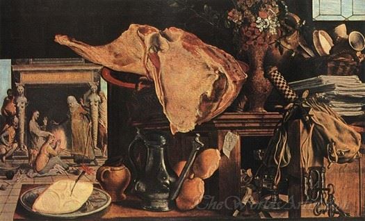 Christ With Maria And Martha
