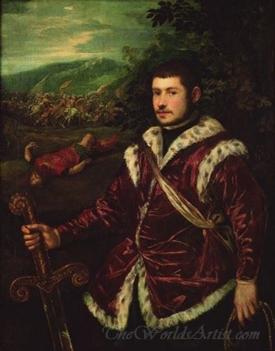 Portrait Of A Young Man As David