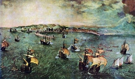 Naval Battle In The Gulf Of Naples