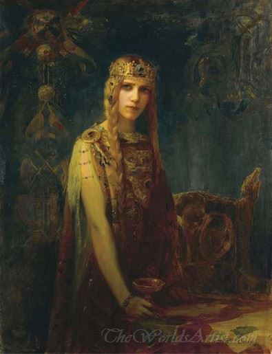 Femme A La Couronne La Princesse Celte (A Wife Crown Princess Celtic)