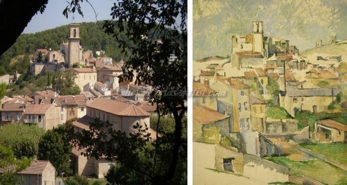 Paul Cezanne Gardanne Oil Painting.