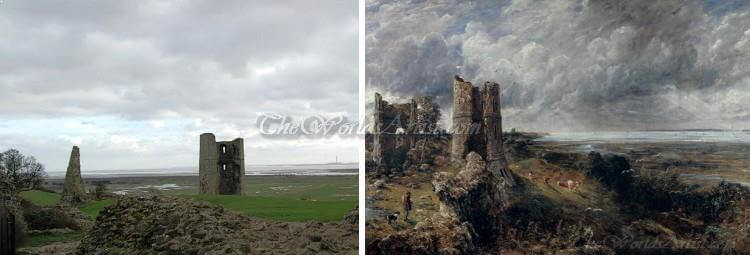 John Constable Hadleigh Castle Oil Painting.