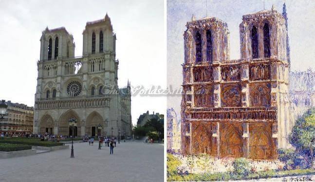 Francis Picabia Notre Dame The Effect Of Sunlight Oil Painting.