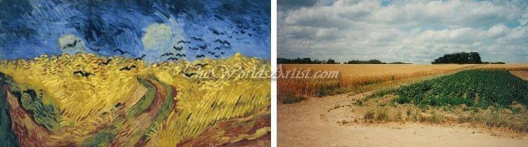 Vincent van Gogh Wheatfield with Crows Oil Painting.