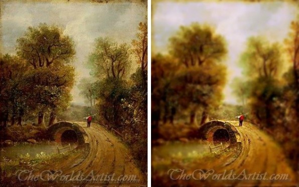 John Constable Oil Paintings & Tilt-Shift Photos.