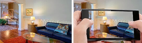 Taking photograph of a wall in your house