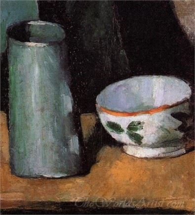 Still Life Bowl And Milk Jug