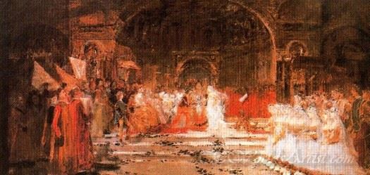 Boceto Para La Fiesta De Las Marias (Sketch For The Feast Of Las Marias)