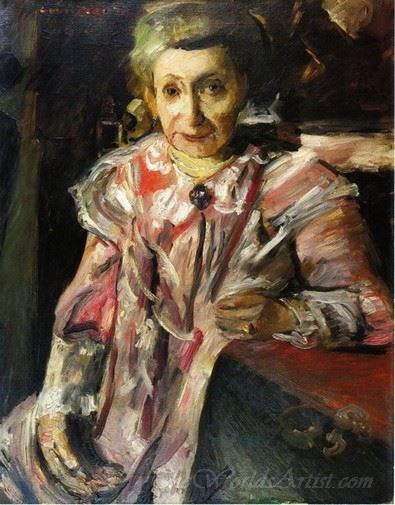 Portrait Of Frau Hedwig Berend Rosa Matinee