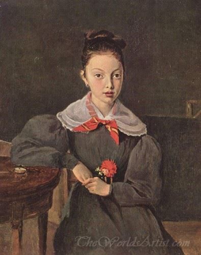 Portrait Of Octavie Sennegon The Artists Niece