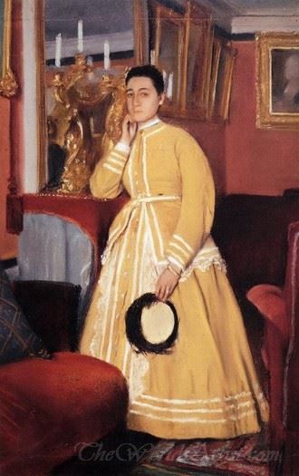 Portrait Of Therese De Gas The Artist Sister