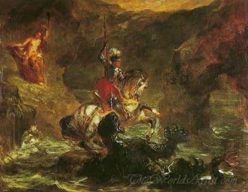St George Killing The Dragon