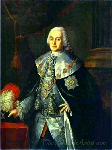 Portrait Of General In Chief Count William W Fermor