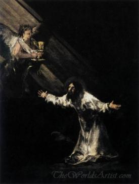 Christ On The Mount Of Olives 