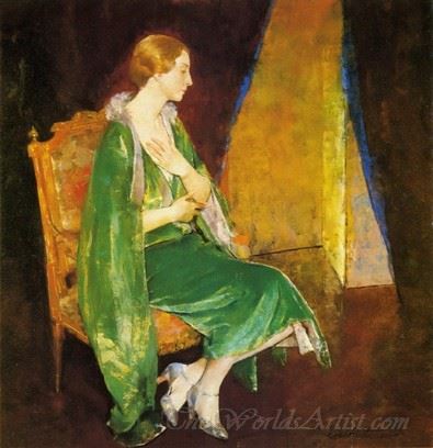 Woman In Green