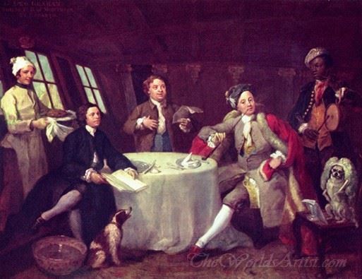 Portrait Of Lord George Graham In His Cabin