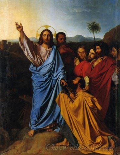 Christ Giving Peter The Keys Of Paradise