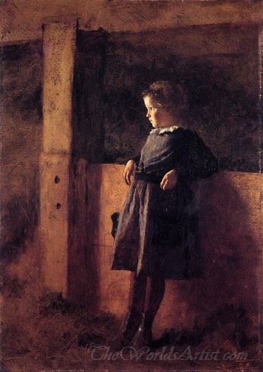 Girl In Barn