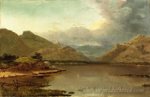 Lake With Boaters