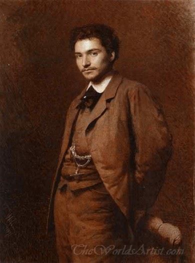 Portrait Of The Artist Feodor Vasilyev