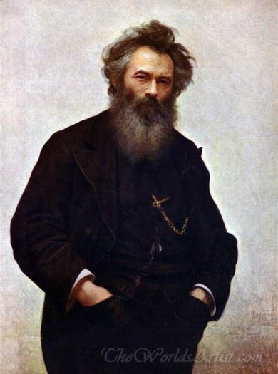 Portrait Of The Painter Ivan Shishkin