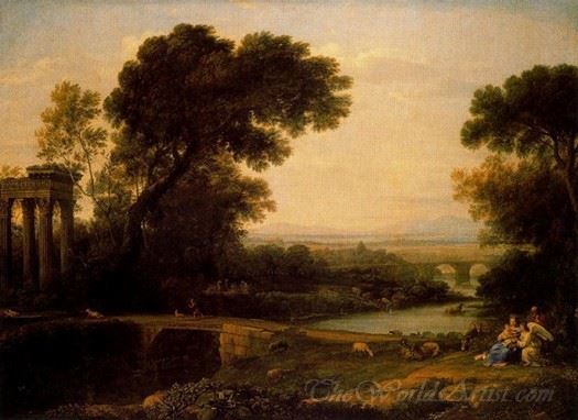 Landscape With The Rest On The Flight Into Egypt 
