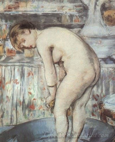Woman In A Tub 