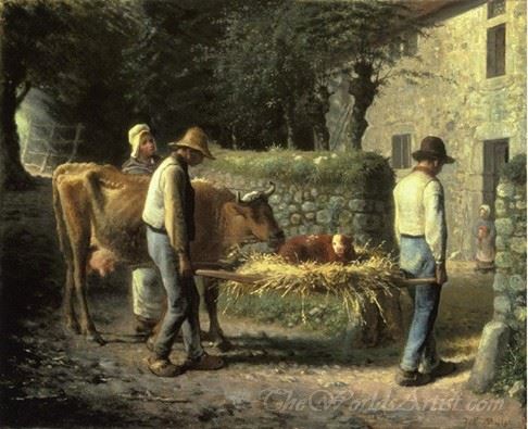 Bringing Home The Calf Born In The Fields