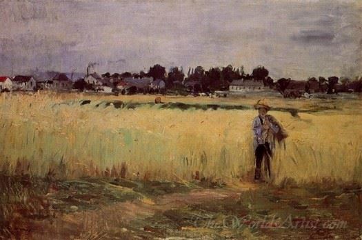 In The Wheat Fields At Gennevilliers