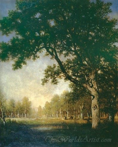 French Forest Scene