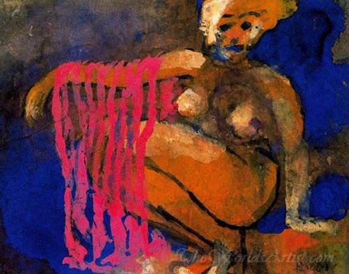 Crouching Nude