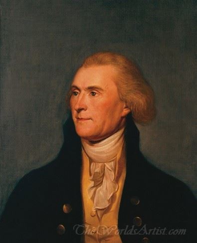 Portrait Of Thomas Jefferson