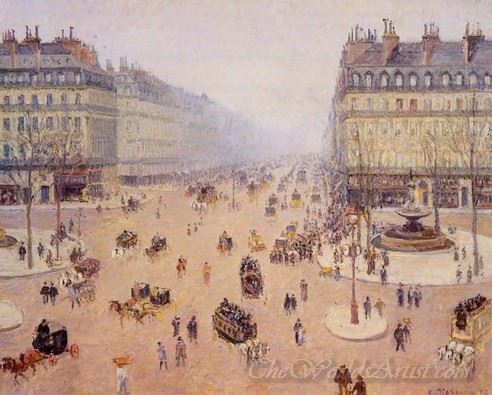 Avenue De L Opera Misty Weather