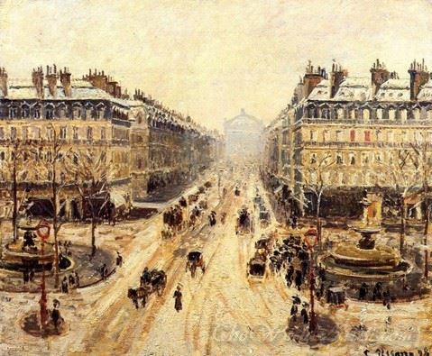 Avenue De L Opera Snow Effect