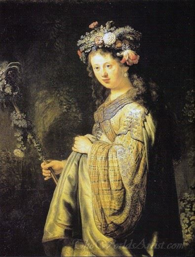 Saskia As Flora