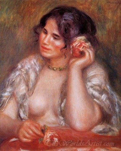 Gabrielle With A Rose